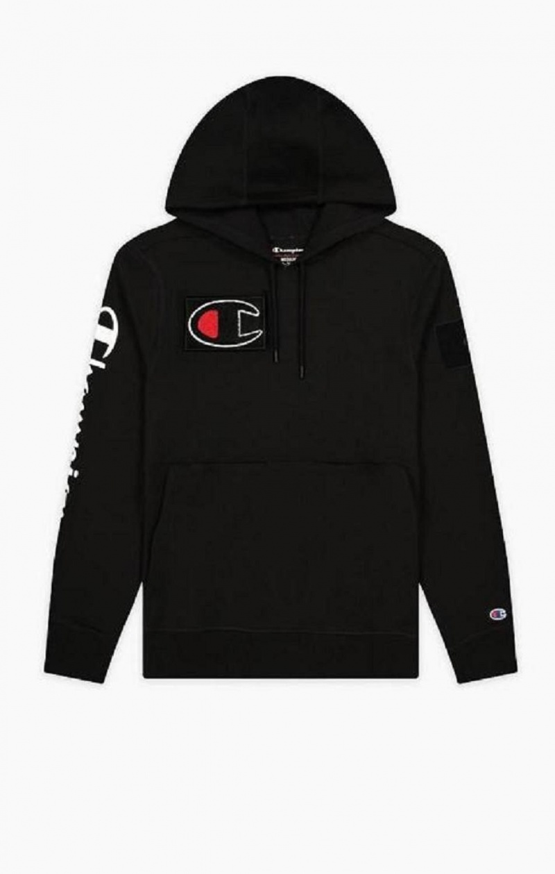 Champion Ultimate Gaming Hoodie Férfi Kapucnis Pulóver Fekete | 3275-CQSWM