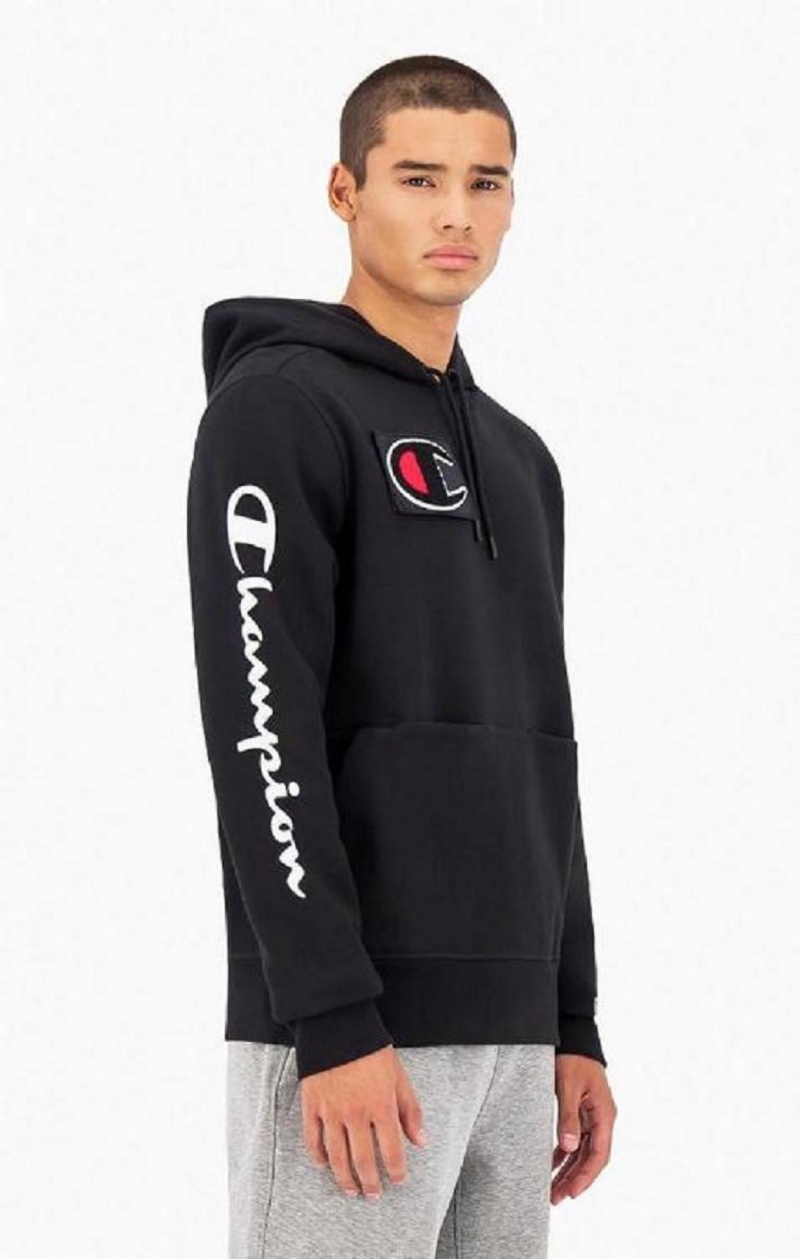 Champion Ultimate Gaming Hoodie Férfi Kapucnis Pulóver Fekete | 3275-CQSWM