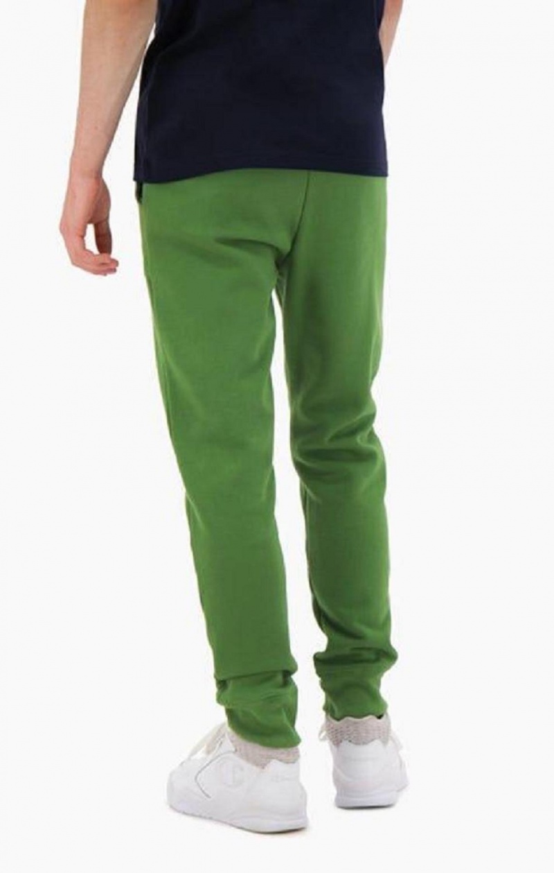 Champion Velúr C Pamut Terry Cuffed Joggers Férfi Jogger Nadrág Zöld | 3461-GDIJL