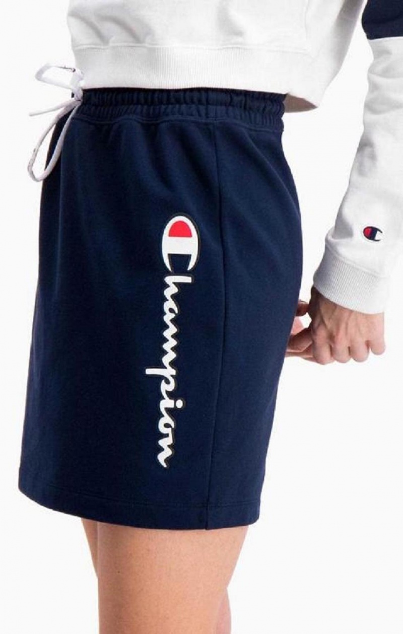 Champion Vertical Script Logo Sweat Skirt Női Szoknya Sötéttürkiz | 5429-SMLFI