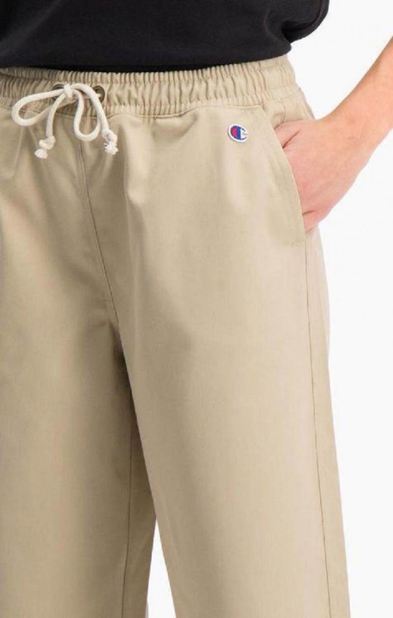 Champion Woven Tapered Chino Pants Női Jogger Nadrág Bézs | 9857-JEVIC