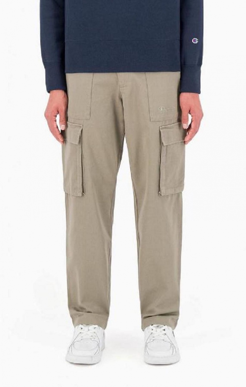 Champion Woven Utility Trousers Férfi Jogger Nadrág Bézs | 9451-ZNRVC