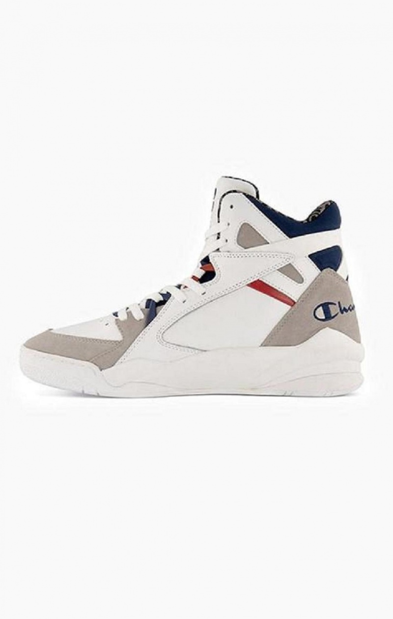 Champion Zone High Top - Century Edition Trainers Férfi Edzőcipő Fehér | 9473-PSROF