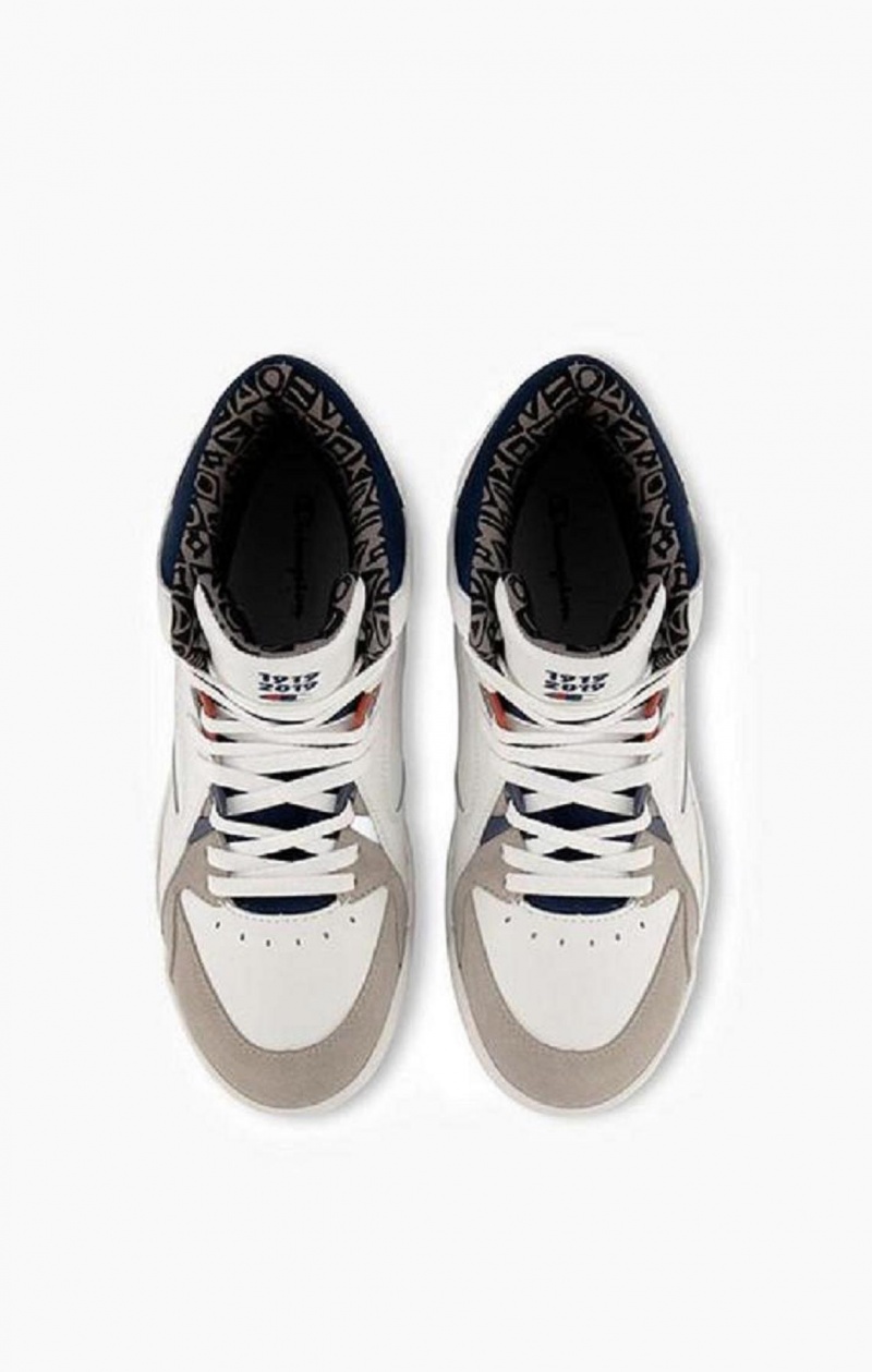 Champion Zone High Top - Century Edition Trainers Férfi Edzőcipő Fehér | 9473-PSROF