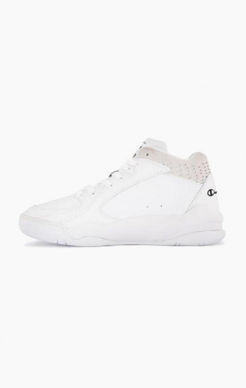 Champion Zone Mid Trainers Női Edzőcipő Fehér | 6489-ZTHGL