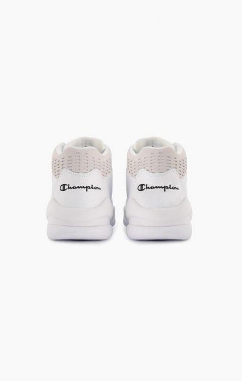 Champion Zone Mid Trainers Női Edzőcipő Fehér | 6489-ZTHGL