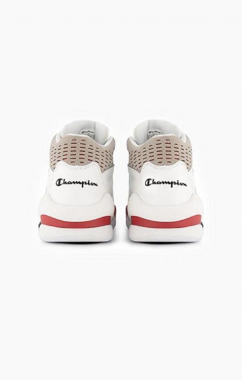 Champion Zone Mid - Century Edition Trainers Férfi Edzőcipő Fehér | 4781-YNJKS